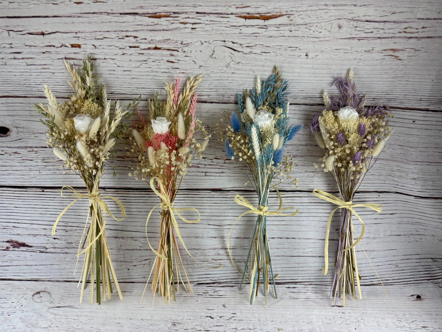 Mini ramo de flores preservadas