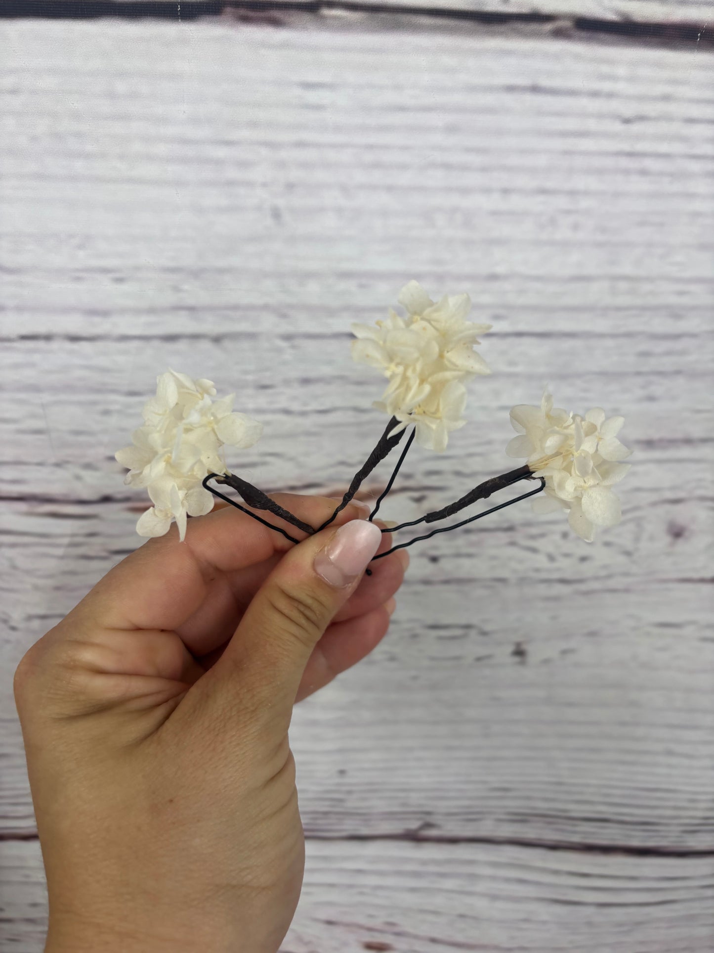 Hortensias preservadas crema para el pelo