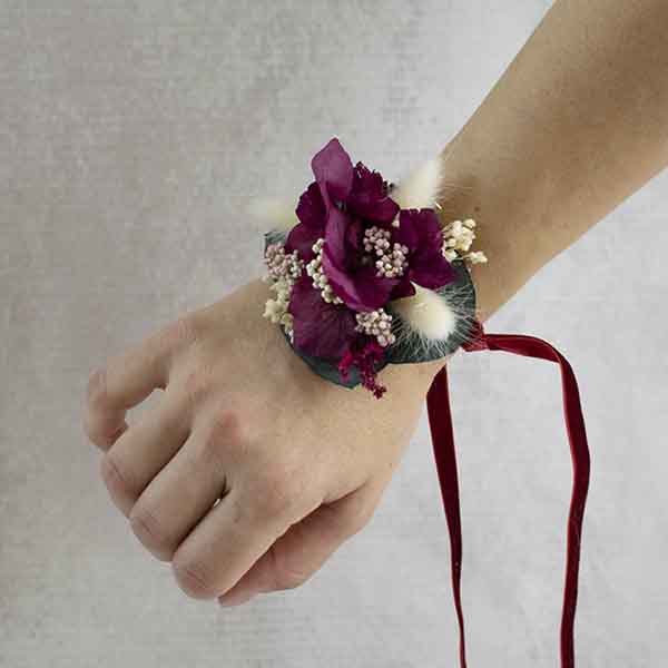 Pulseras de flores preservadas Hilda