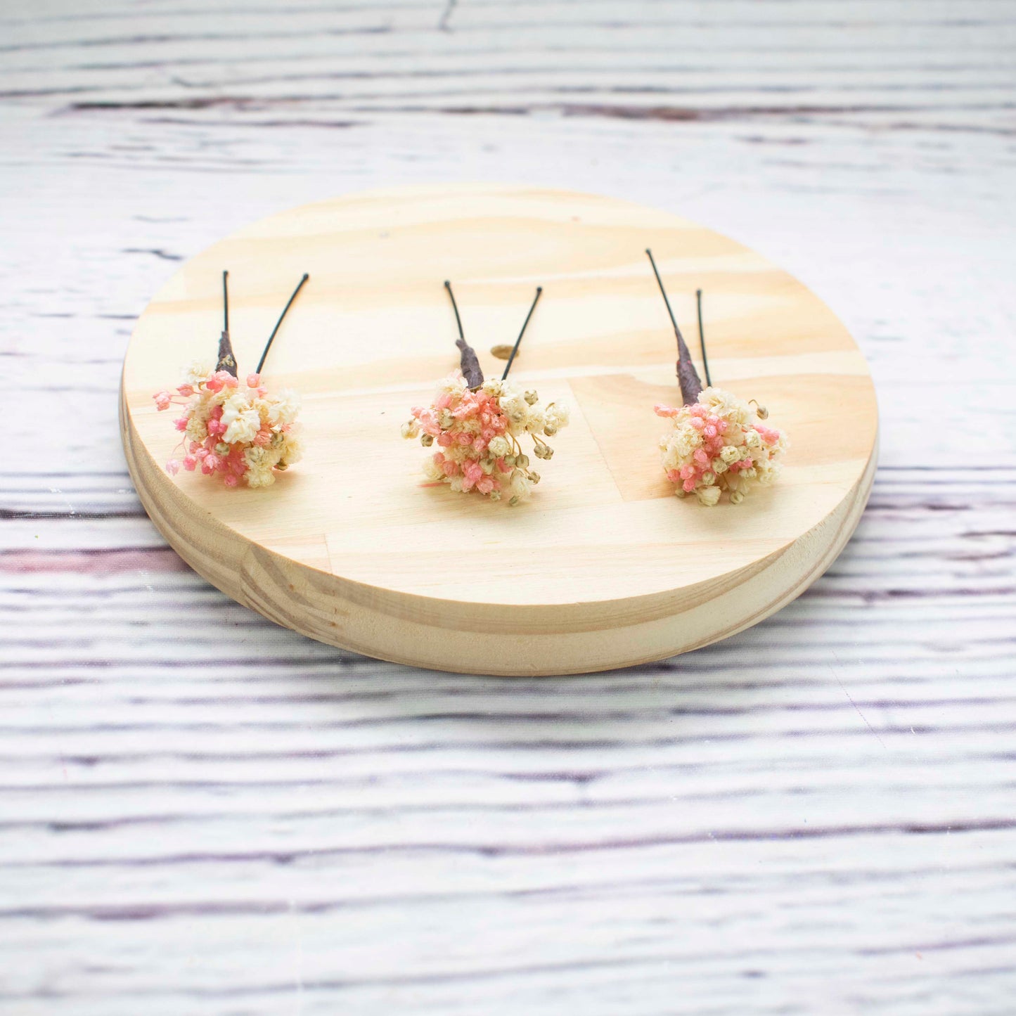 flores para el pelo horquillas medianas