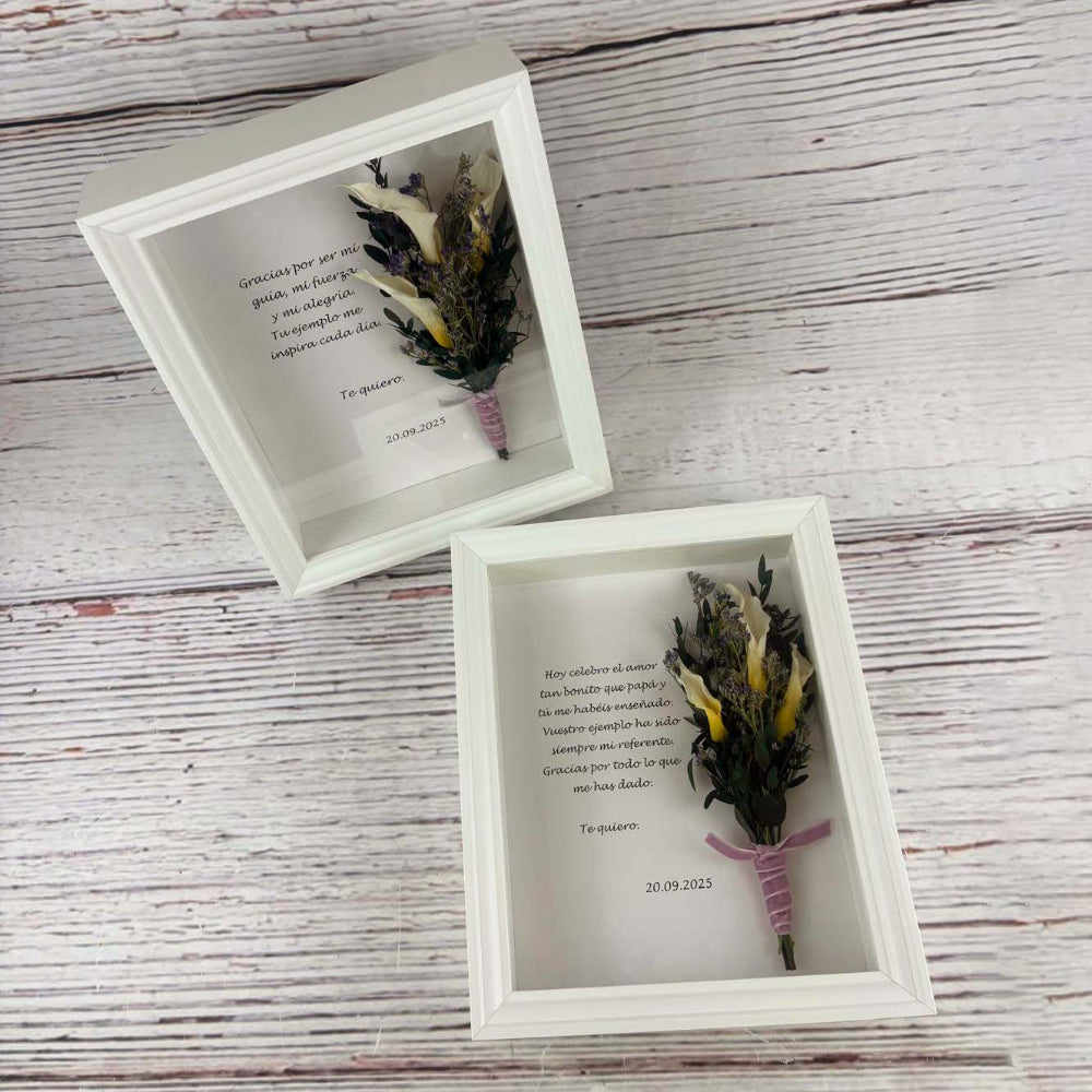 Marcos regalo de flores