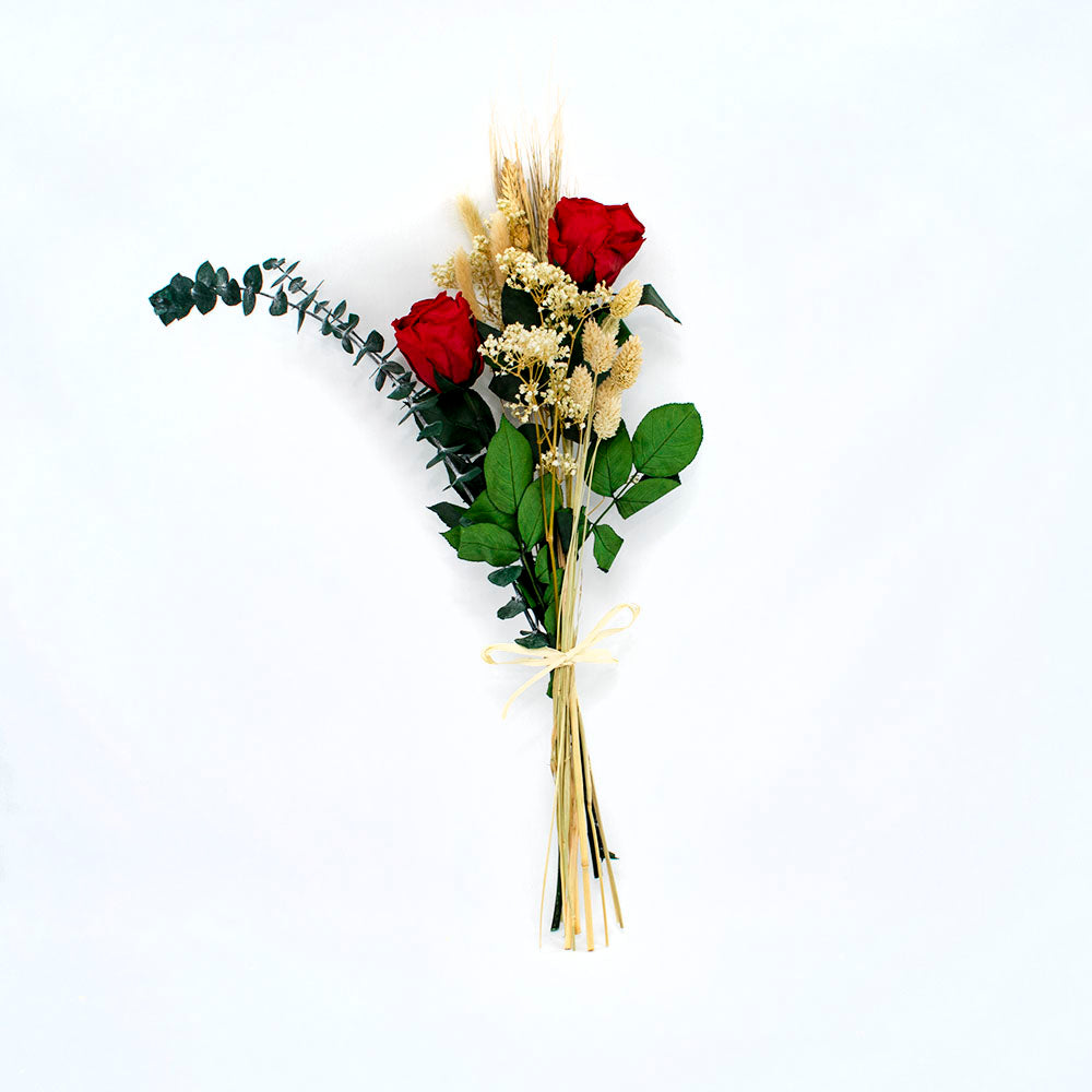 Ramo de flores carmesi