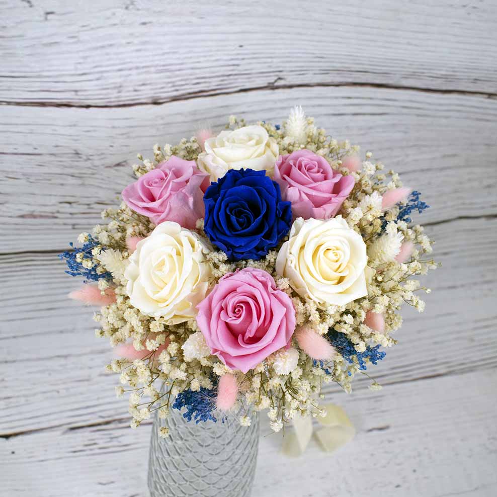 Ramo de novia con flores preservadas Giovana