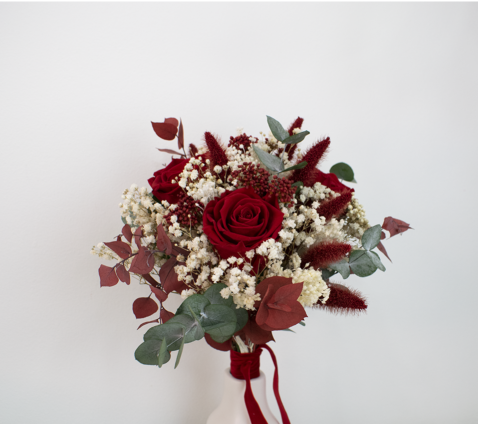 Ramito de rosas preservadas Talia