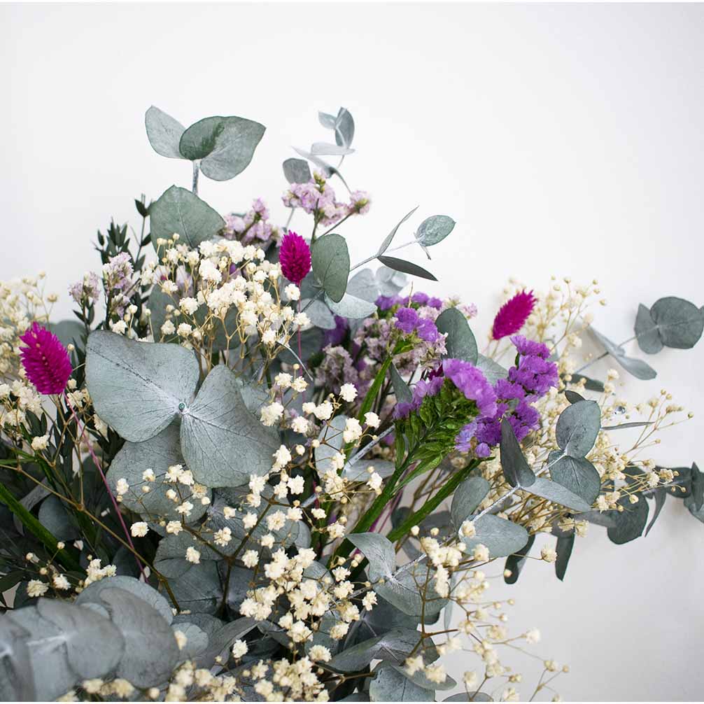 Ramo de eucalipto preservado grande Carlota