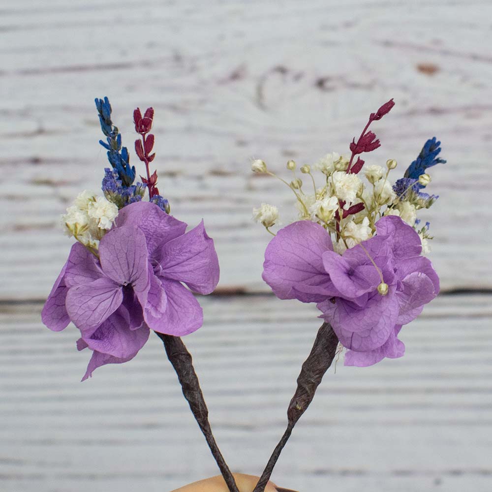 Horquillas flores Noa