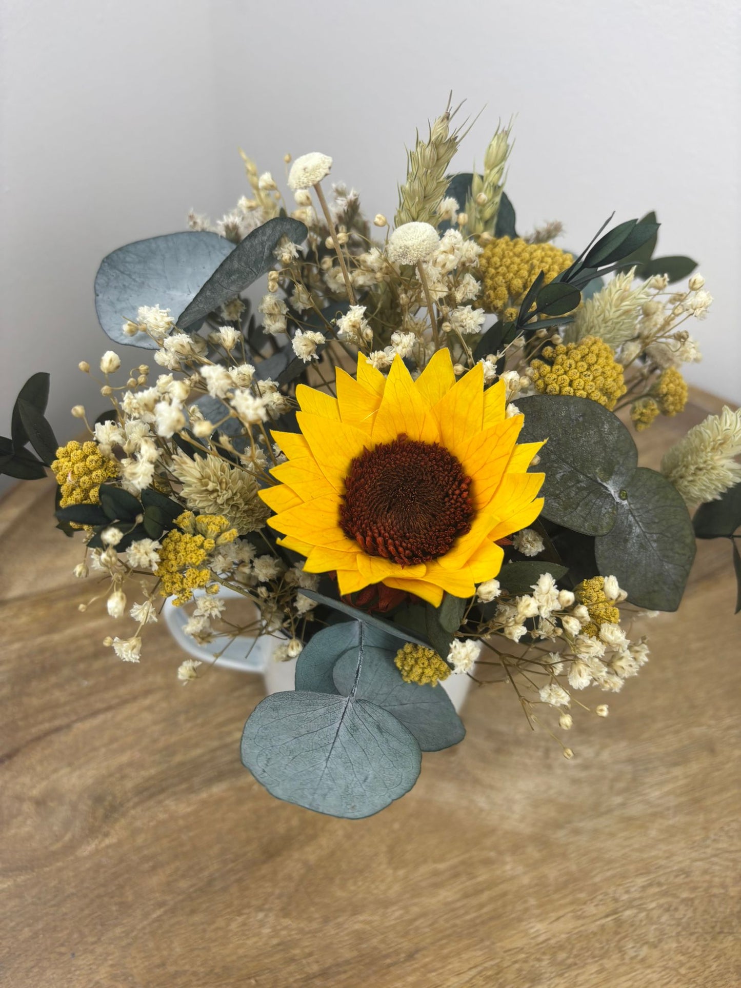 Taza de flores Girasol