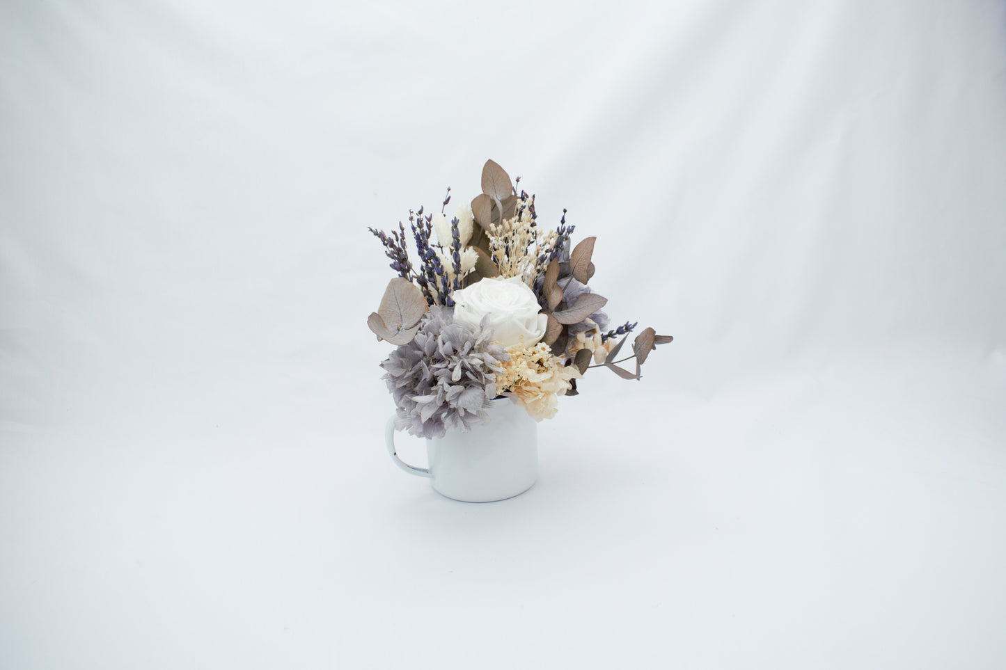 Centro pequeño de flores secas Lavanda
