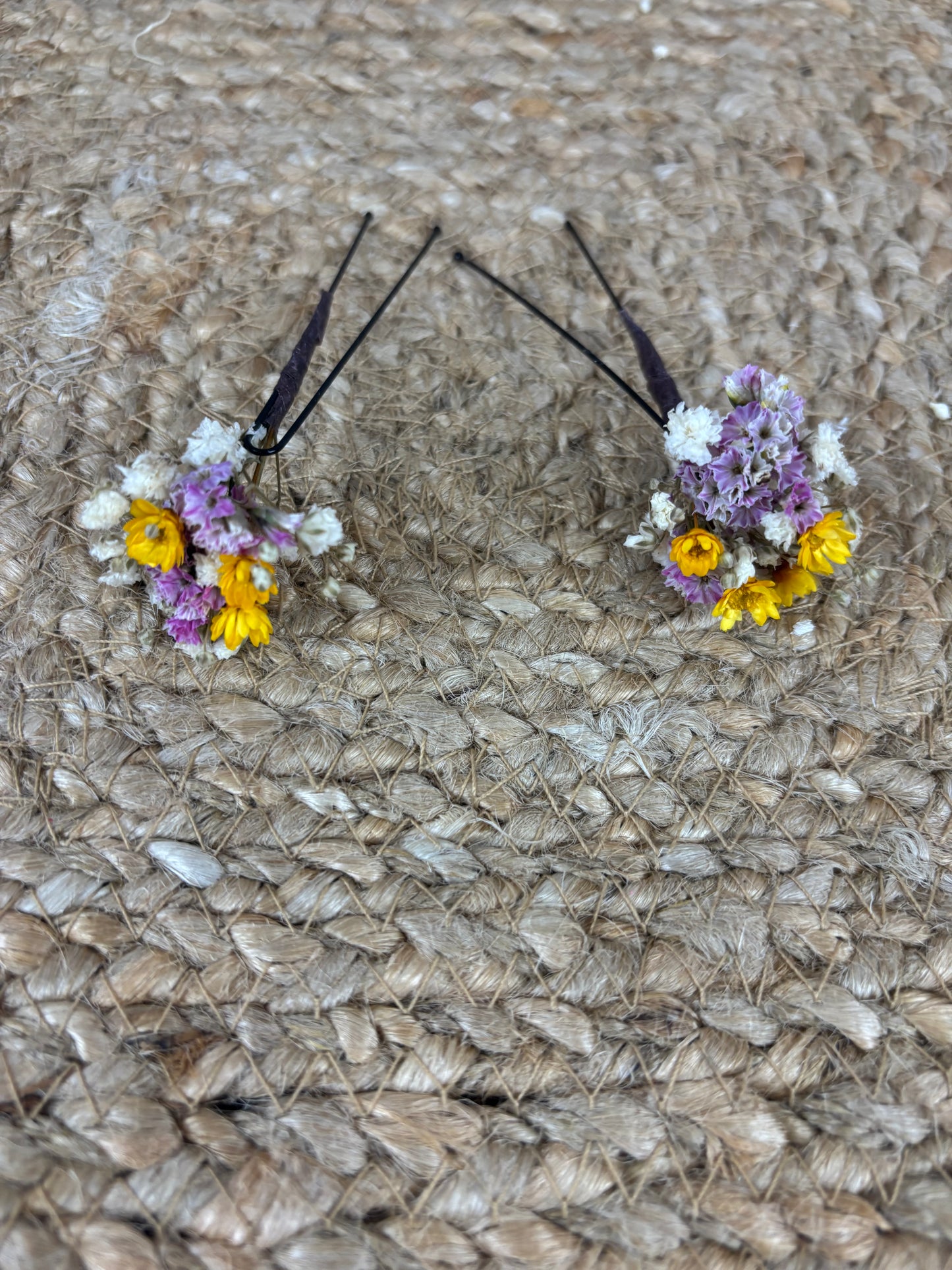 Horquillas de flores silvestres Matilda