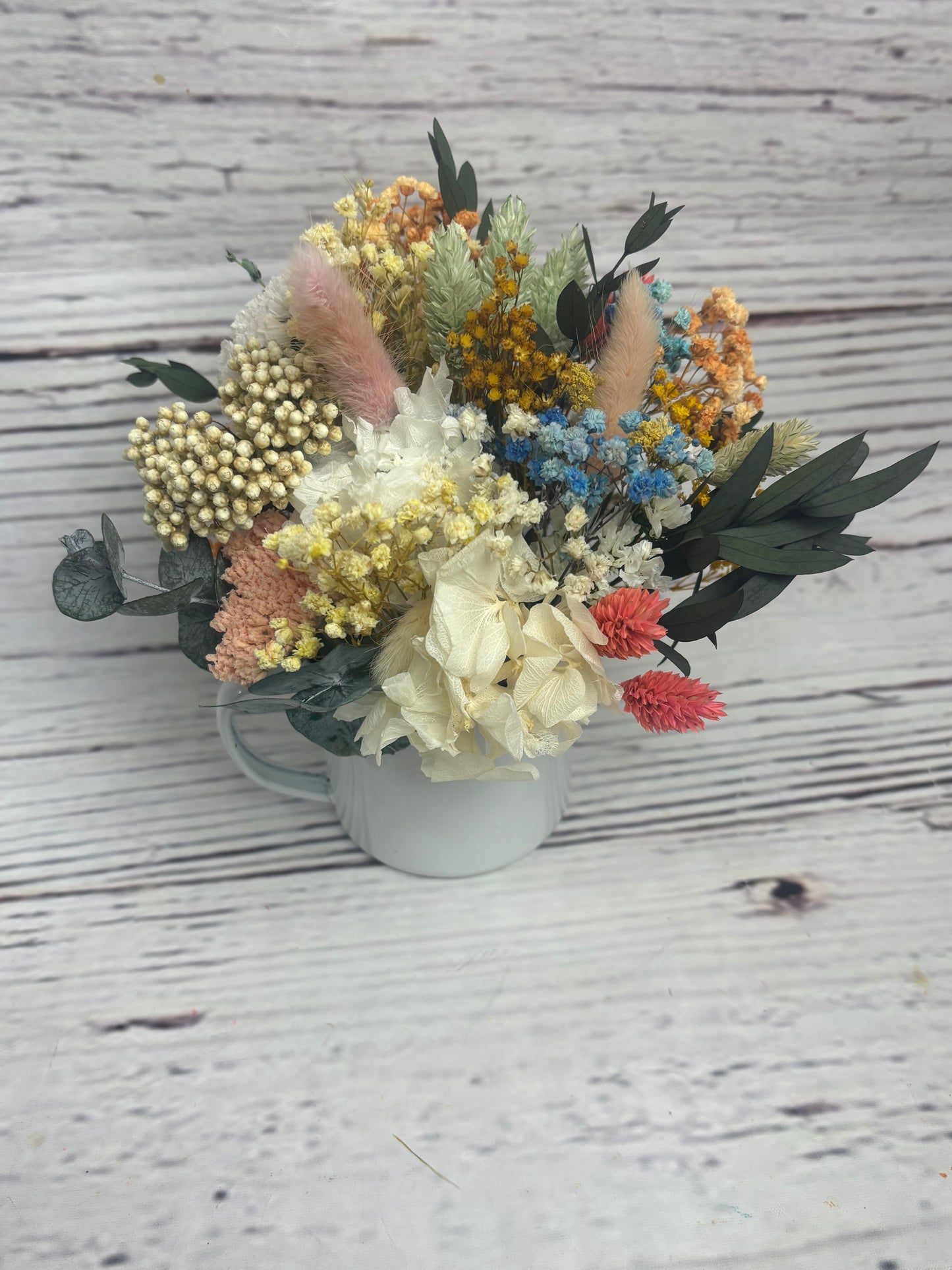 Regalo original profe taza de flores