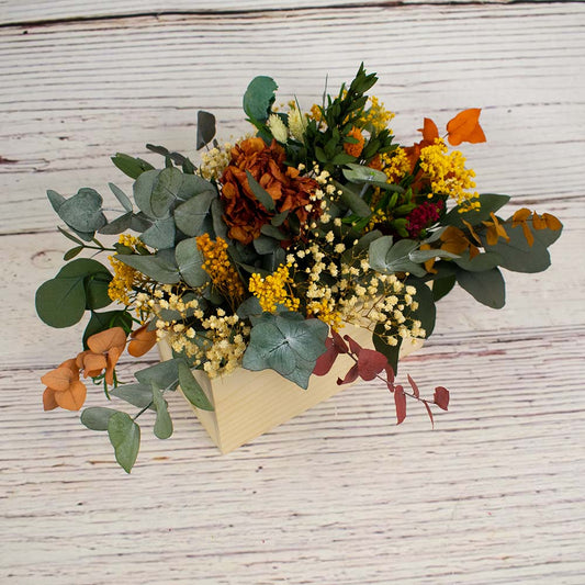 Centro de mesa otoñal