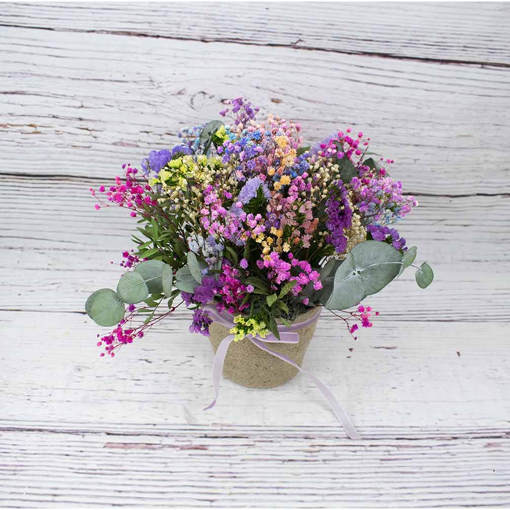 Cesto de flores Primavera