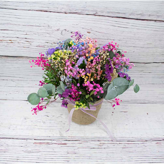 Cesto de flores Primavera