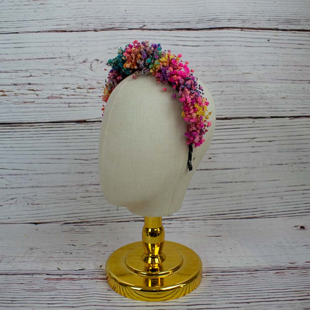 felpa de flores coloridas