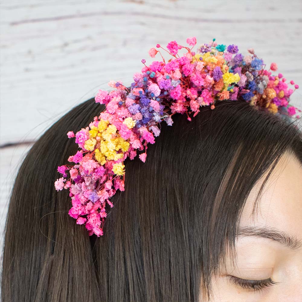 felpa de flores de colores