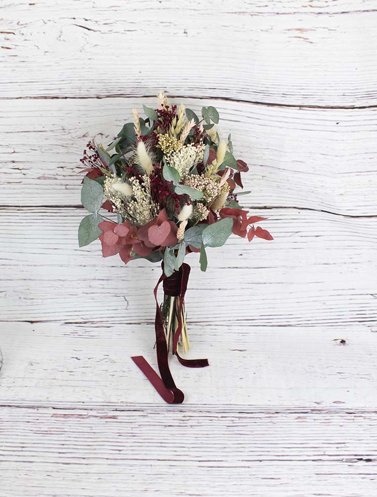 Ramo novia flores secas Hilda