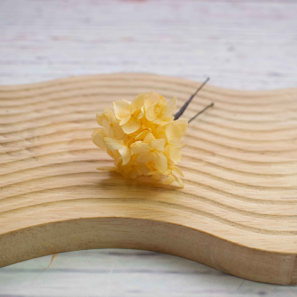 flores vainilla para el pelo