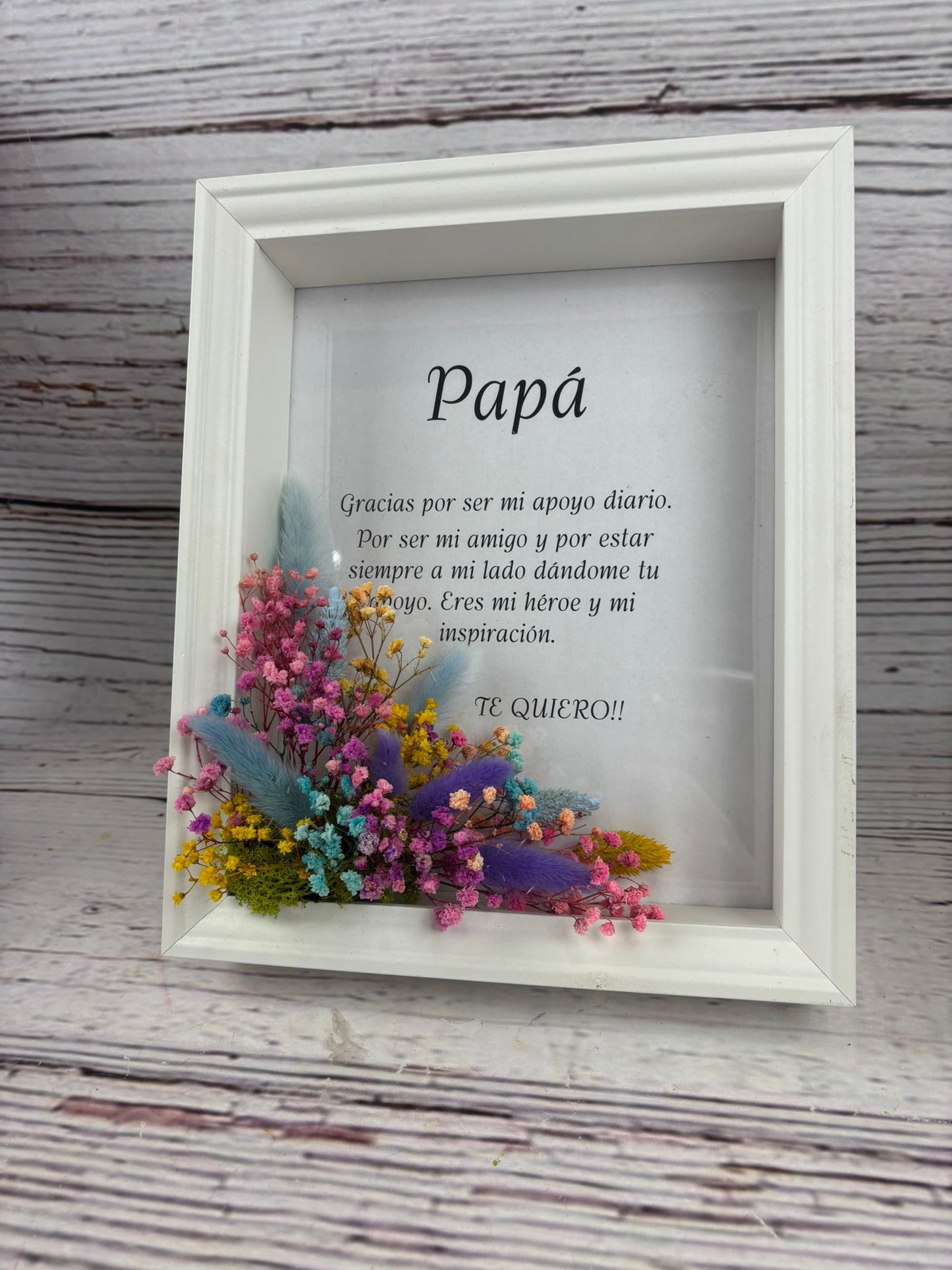 Marco de flores para Papá