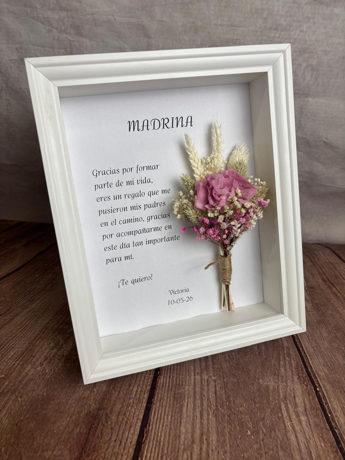 Marco para madrina Comunión