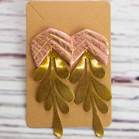 Pendientes dorados Encala