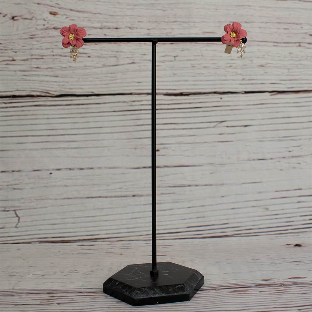 Pendientes rosados Vetusta