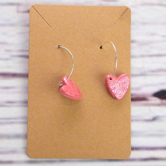 Pendientes sencillos rosados