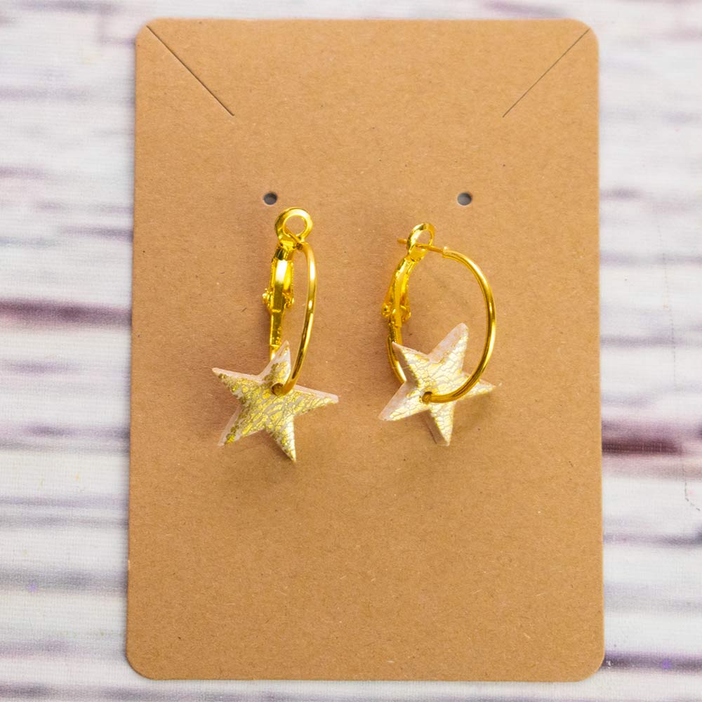 Pendientes pequeños dorados