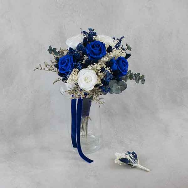 Ramos Azules Para Novia Ramos De Novia Para Boda Mexicana