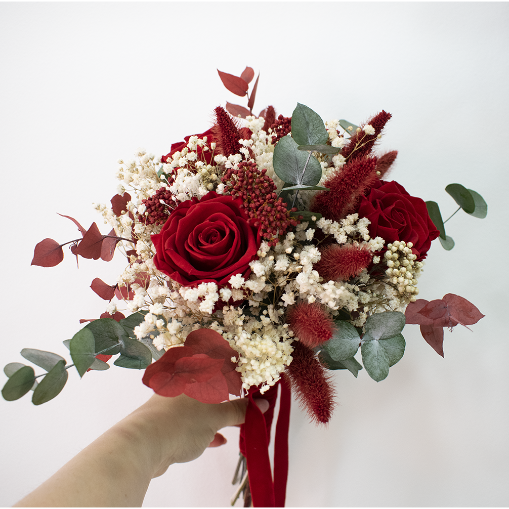 Ramito de rosas preservadas Talia