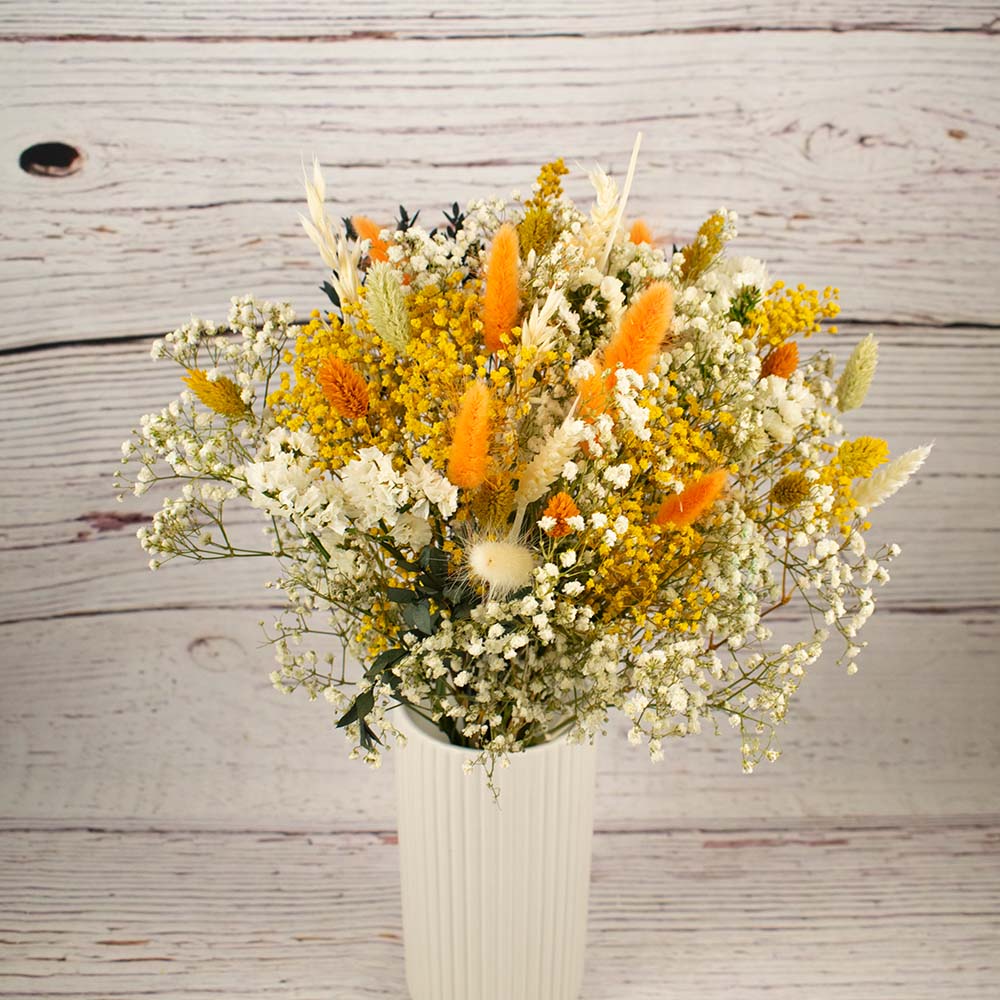 Rsmo silvestre amarillo y blanco con verdes