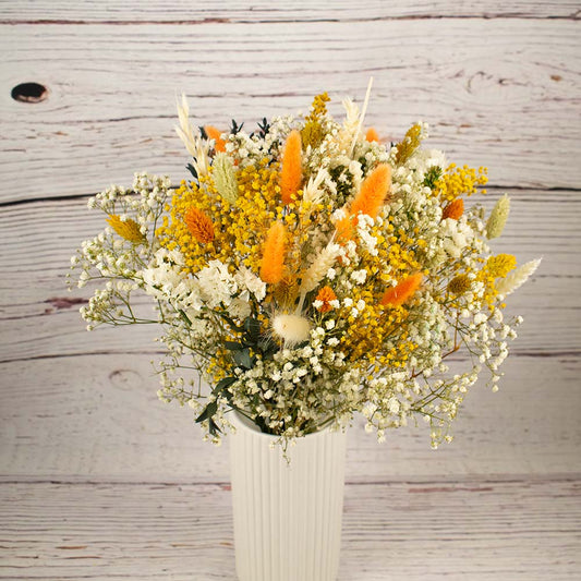 Rsmo silvestre amarillo y blanco con verdes