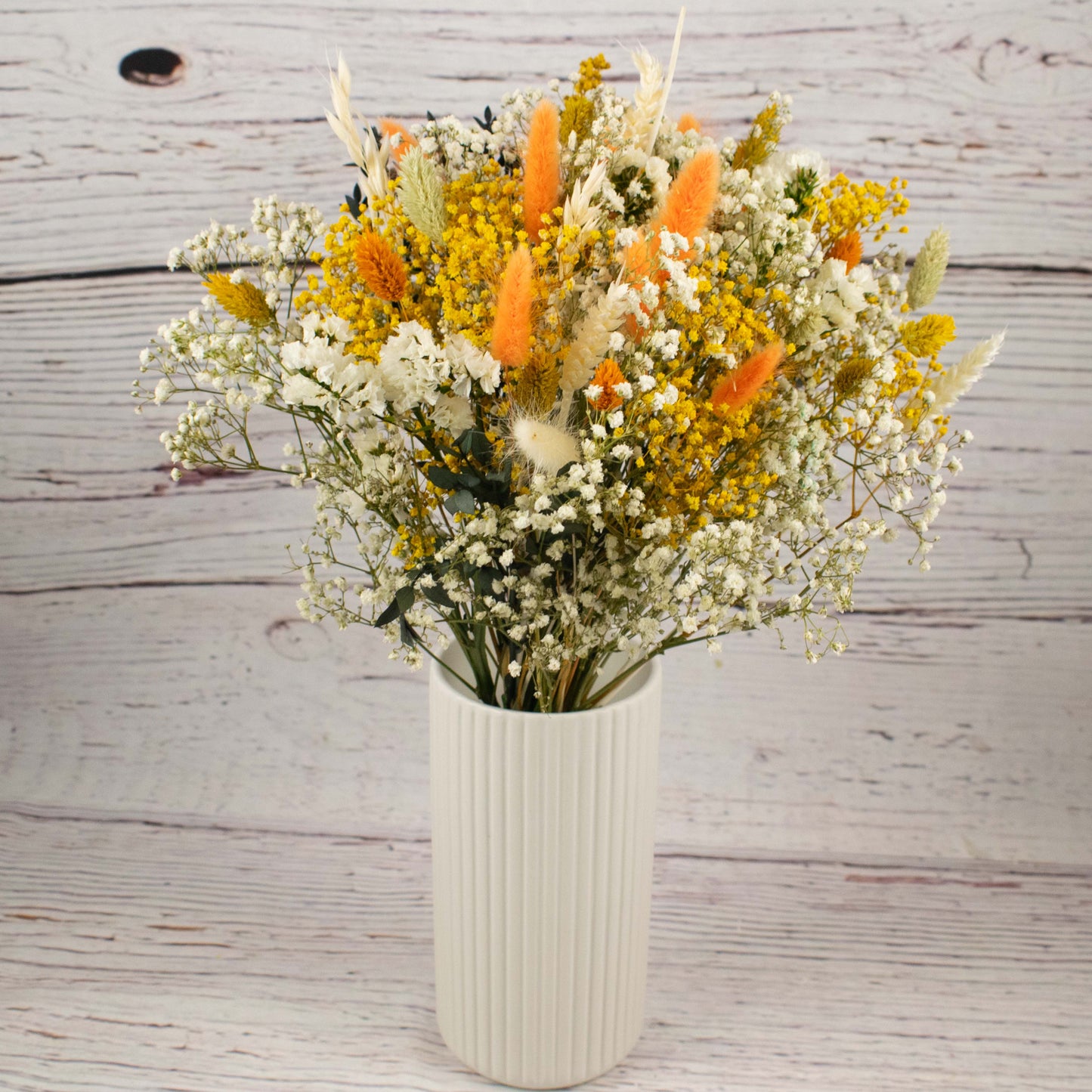 Ramo de flores secas silvestre cálido Rocío