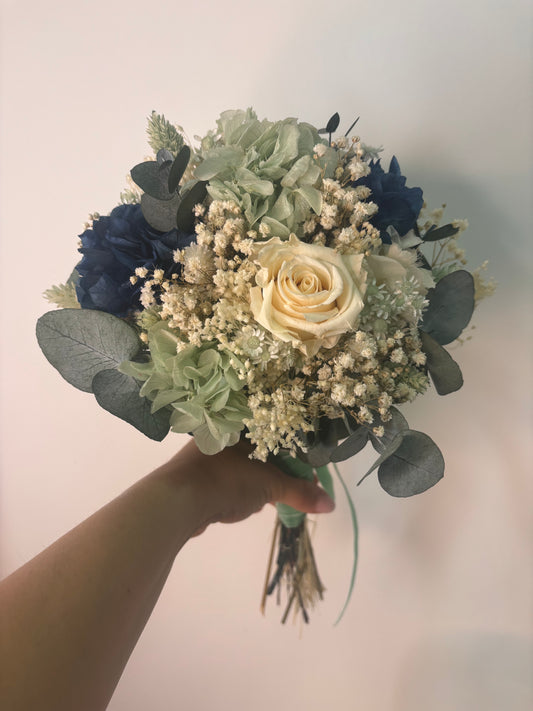Ramo de novia con flor seca Isabella