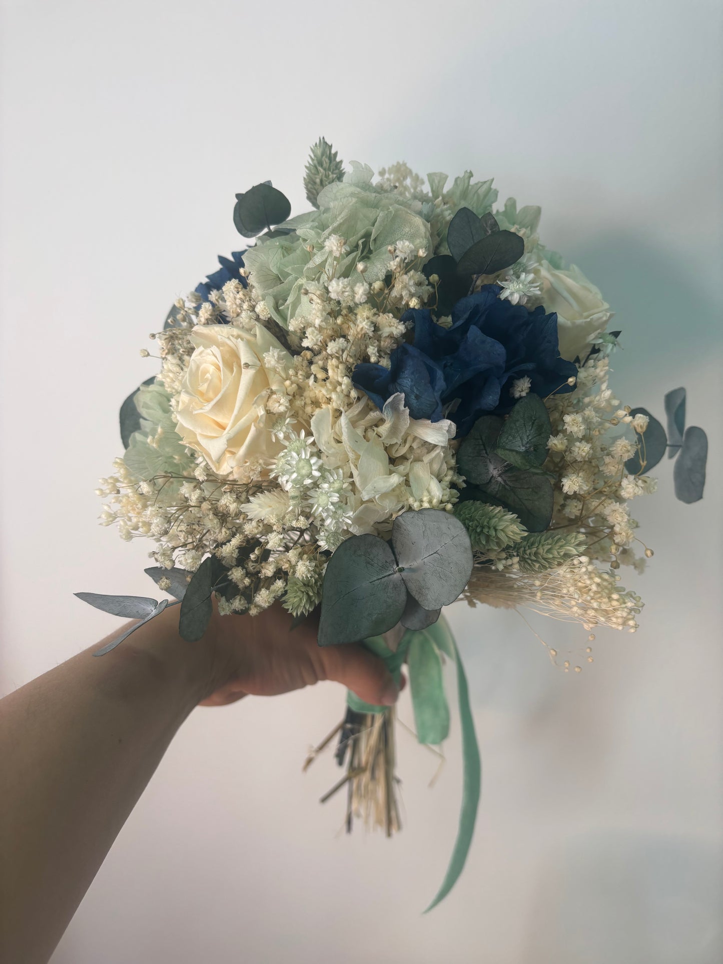 Ramo de novia con flor seca Isabella
