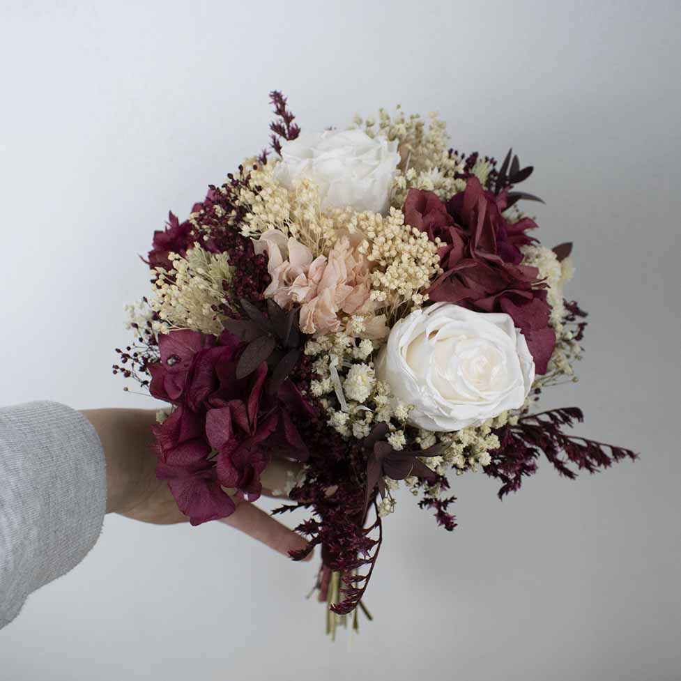 Bouquet de novia granate Marlene