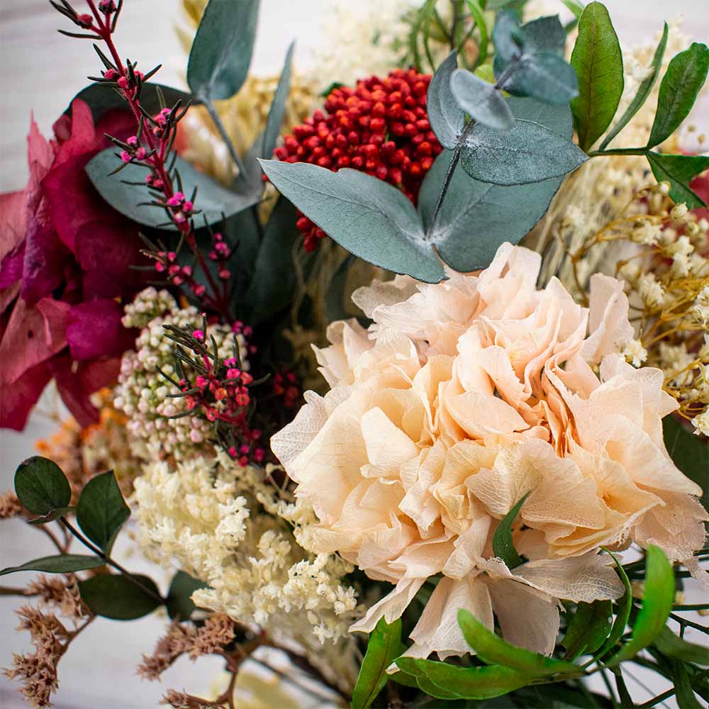 ramo de flores preservadas Realejo