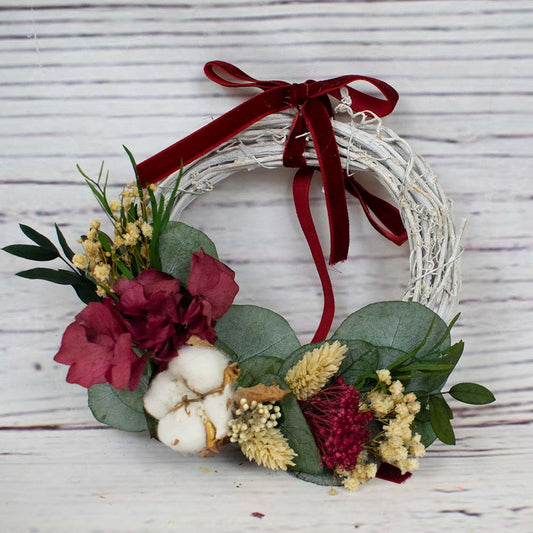 Corona navideña pequeña