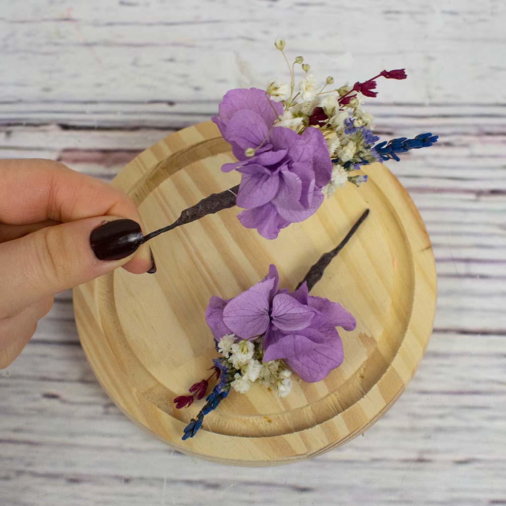 Horquillas flores Noa