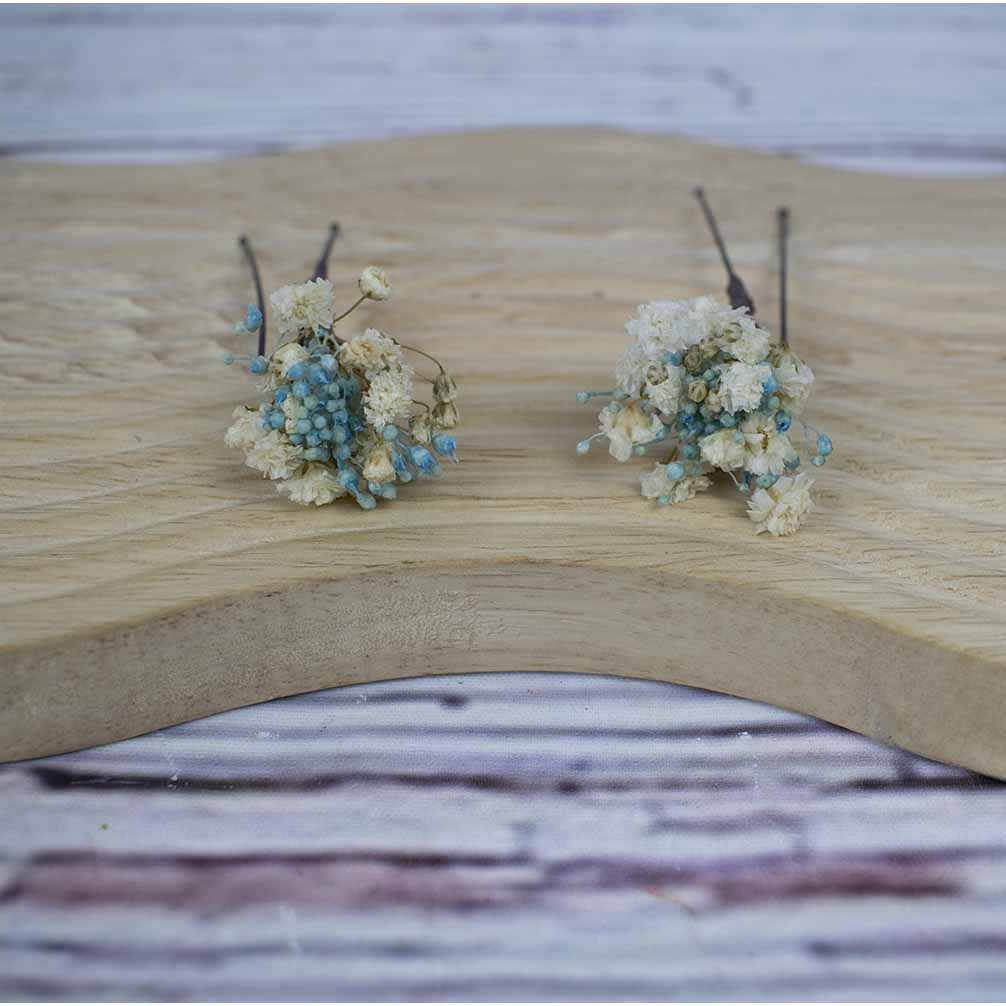 Horquillas de flores secas Luna