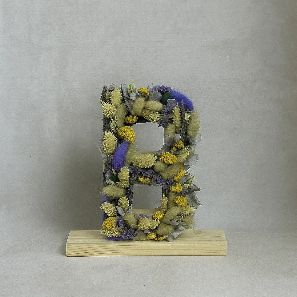 Letra florida Borgoña