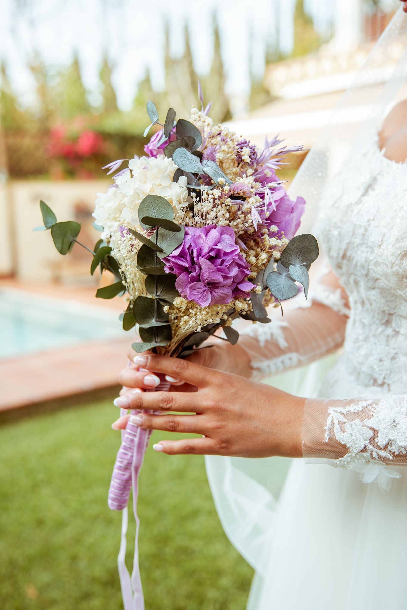 Ramop novia preservado Lila