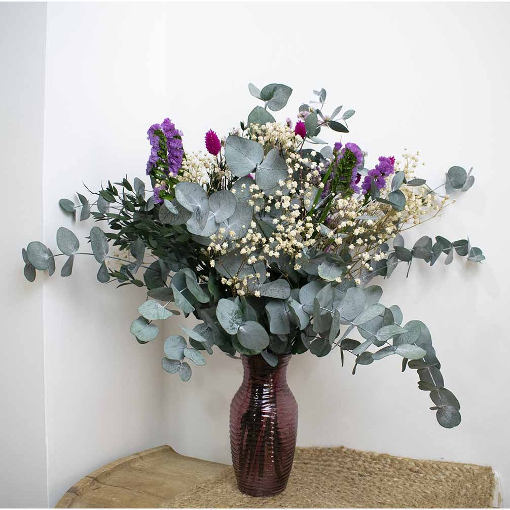 Ramo de eucalipto preservado grande Carlota