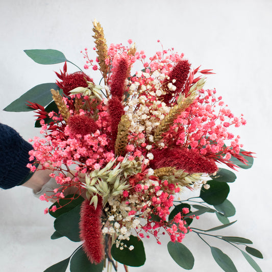 Ramo de flores navideñas preservadas Popurrí