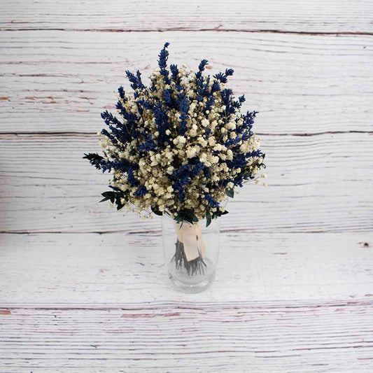 ramo de novia lavanda azuiona