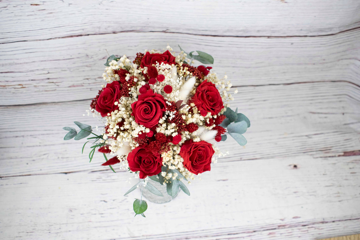 Ramo novia con rosas rojas Pasión